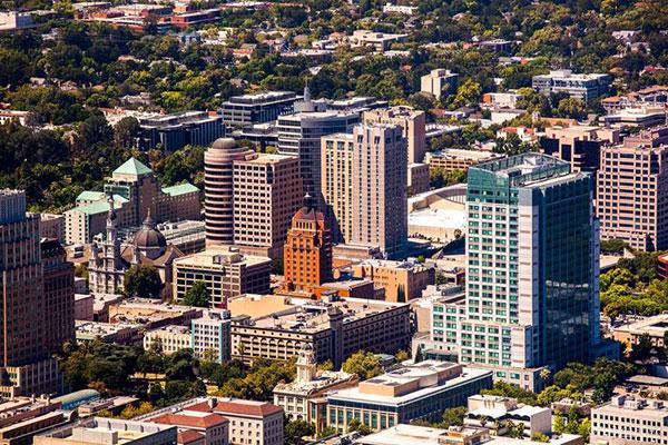 downtown buildings